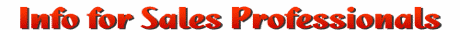 Info for Sales Professional